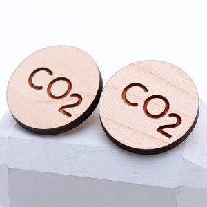 CO2 träörhänge